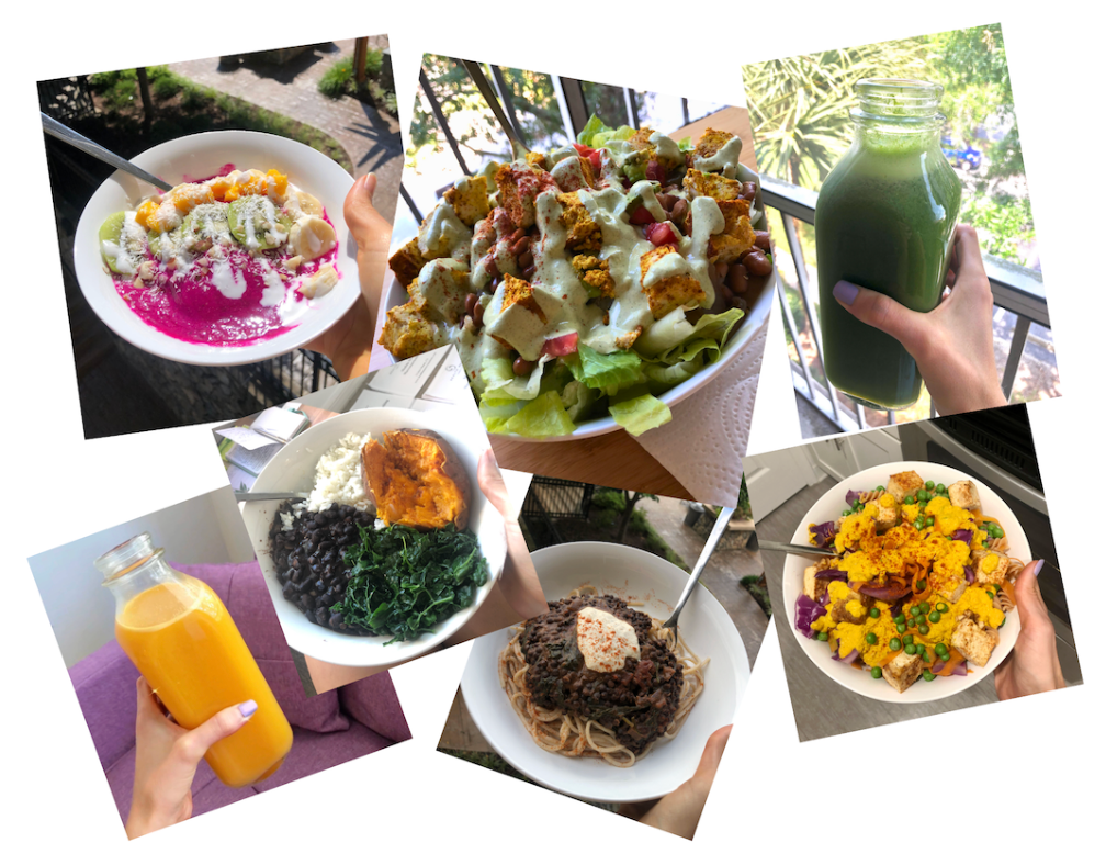 Malana’s colorful plant-based meals, fruit, and fresh juices